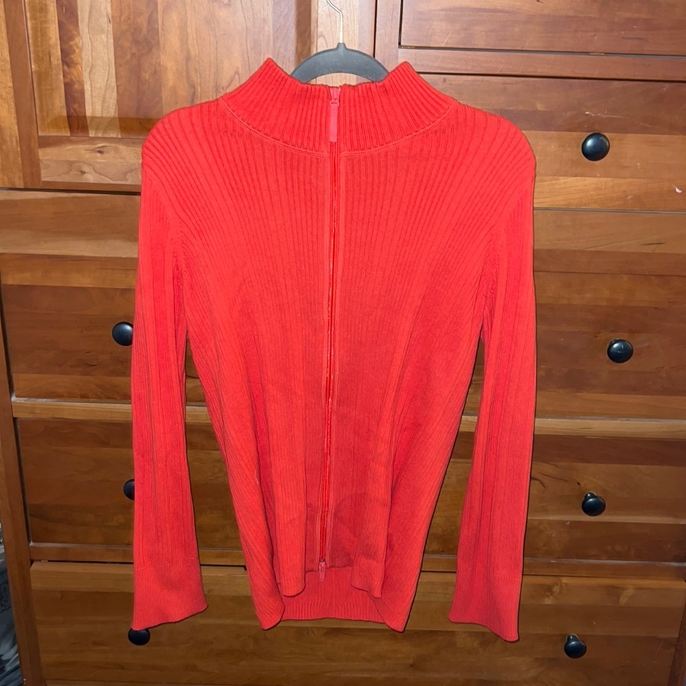 Eddie Bauer full zip sweater